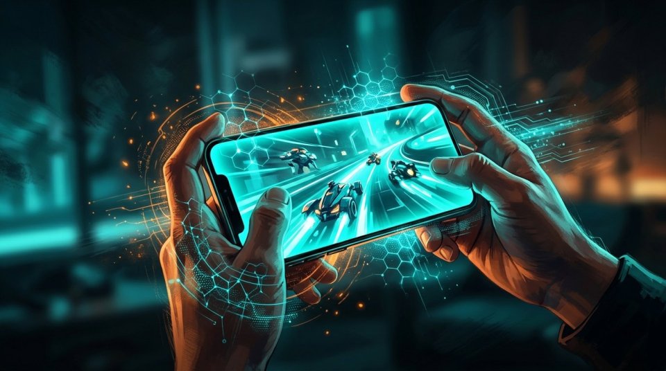 Android oyun performansı ayarlarını kontrol eden oyuncu
