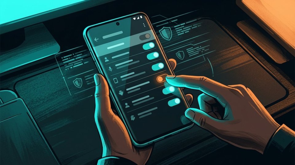Android uygulama izinleri ekranını kontrol eden kullanıcı