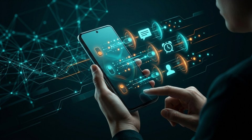 Android bildirim izinleri ekranını düzenleyen kullanıcı