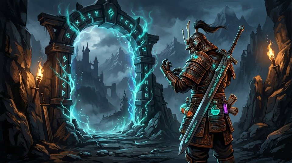 Metin2 PVP’de harita değiştirirken ekipman ve envanter hazırlığı yapan oyuncu