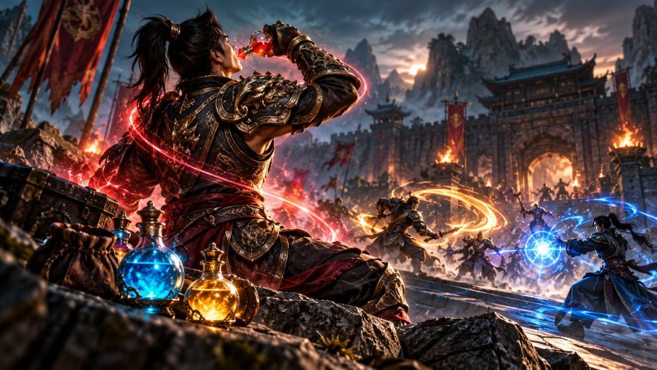 Metin2 PVP savaşında şebnem iksir kullanımı hazırlığı
