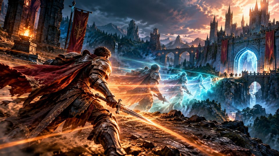 MMORPG ping testi yapan ve bağlantı gecikmesini kontrol eden oyuncu