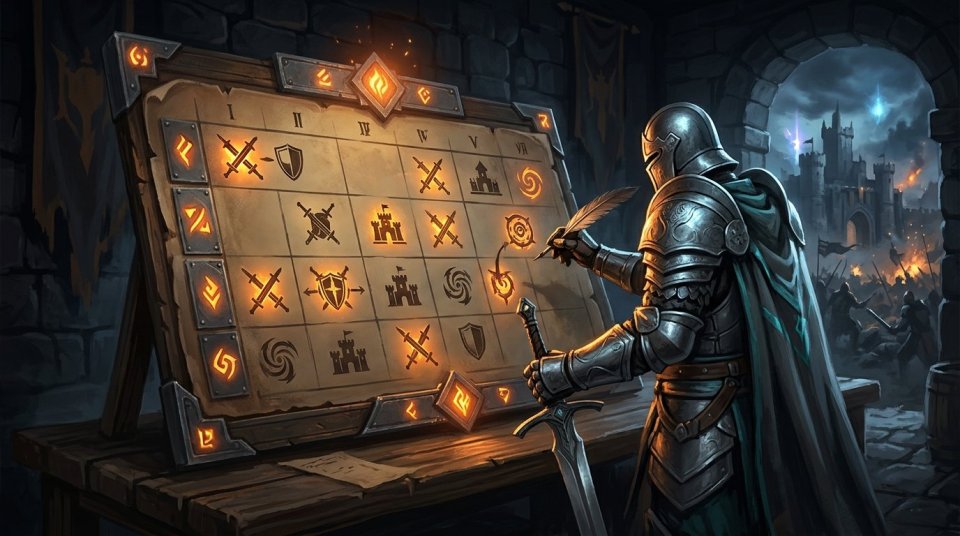 MMORPG PVP etkinlik takvimini bilgisayar başında planlayan oyuncu