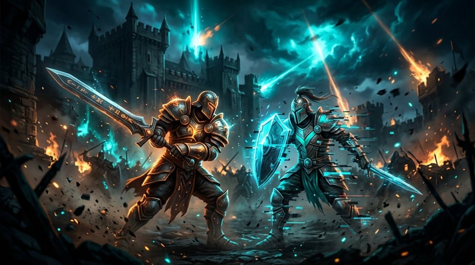 MMORPG PVP’de ping ve paket kaybı testi yapan oyuncunun bilgisayarı
