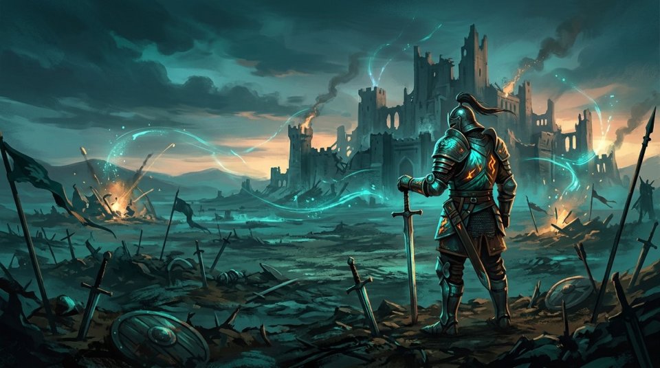 MMORPG PVP savaş sonrası performans inceleyen oyuncu