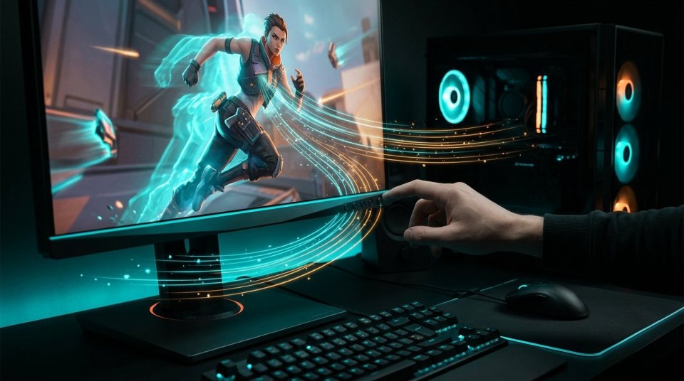 Windows ayarları açık oyun monitöründe ekran yenileme hızı seçimi