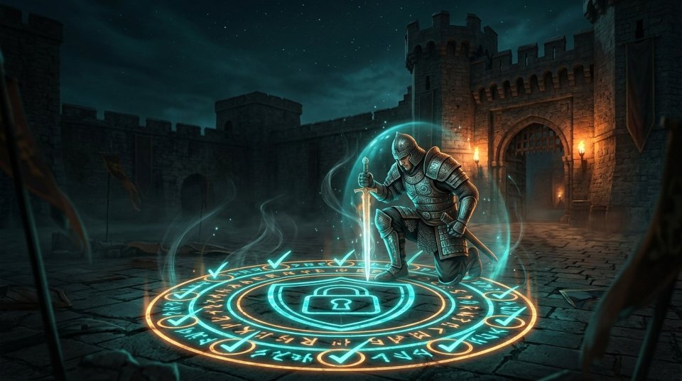 PVP sunucusuna kayıt öncesi hesap güvenliğini kontrol eden oyuncu