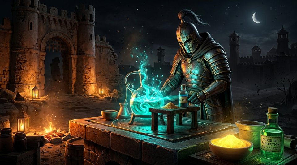 Silkroad Alchemy malzemeleriyle upgrade hazırlığı yapan oyuncu