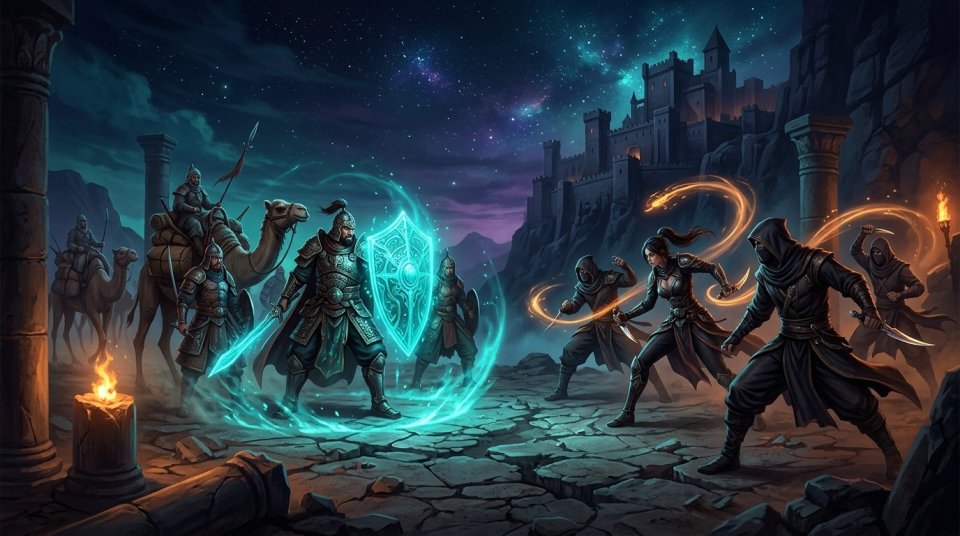 Silkroad PVP’de Trader Hunter ve Thief rollerini değerlendiren oyuncu