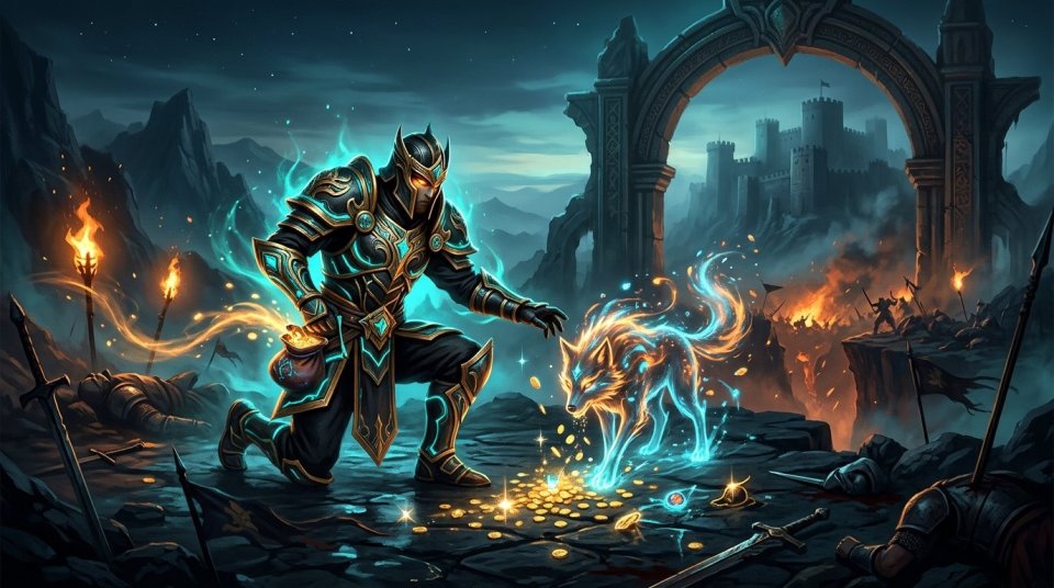 Silkroad PVP’de farm alanında pet ve eşya toplama düzenini yöneten oyuncu