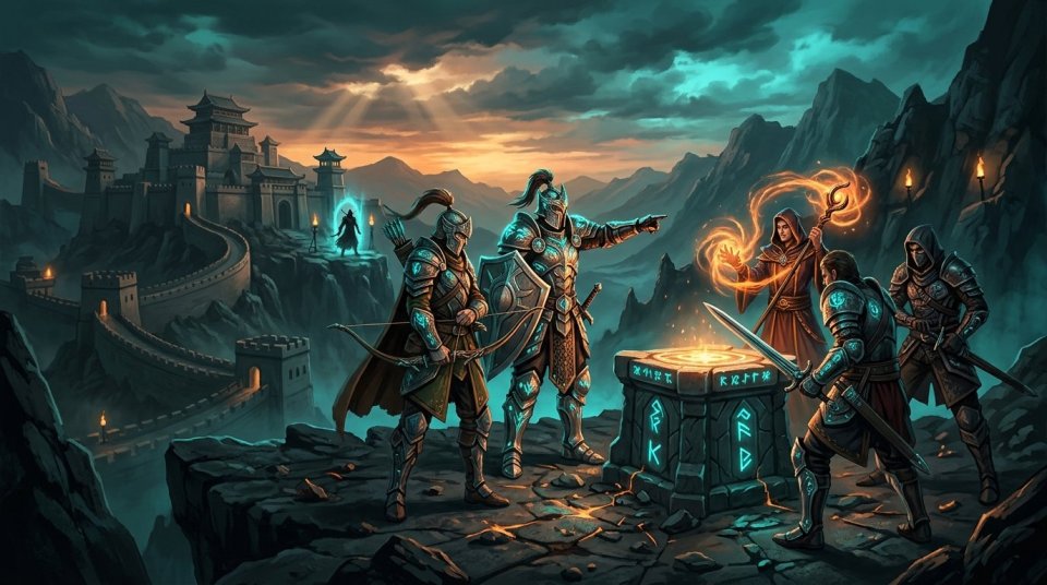 Silkroad PVP’de Unique avı için hazırlanan oyuncu party’si