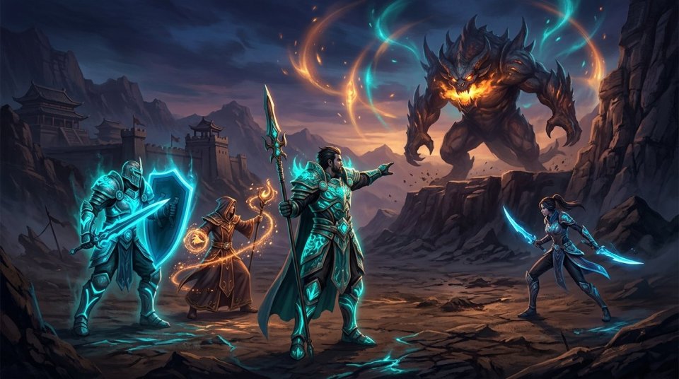 Silkroad PVP unique avı için görevlerini paylaşan MMORPG ekibi